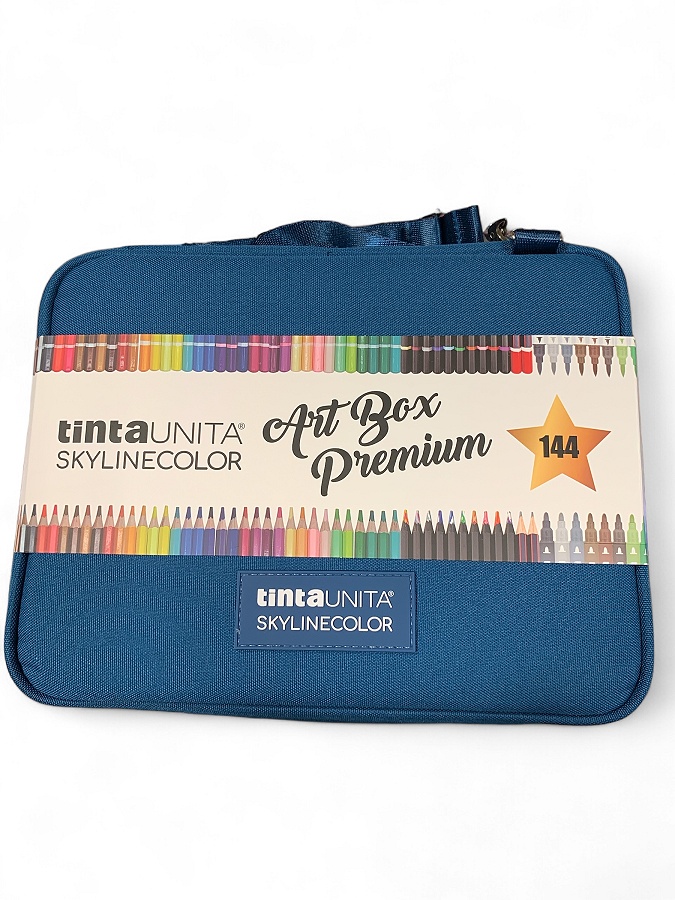 ARTBOX PREMIUM CON144 PEZZI ASSORTITI BLU